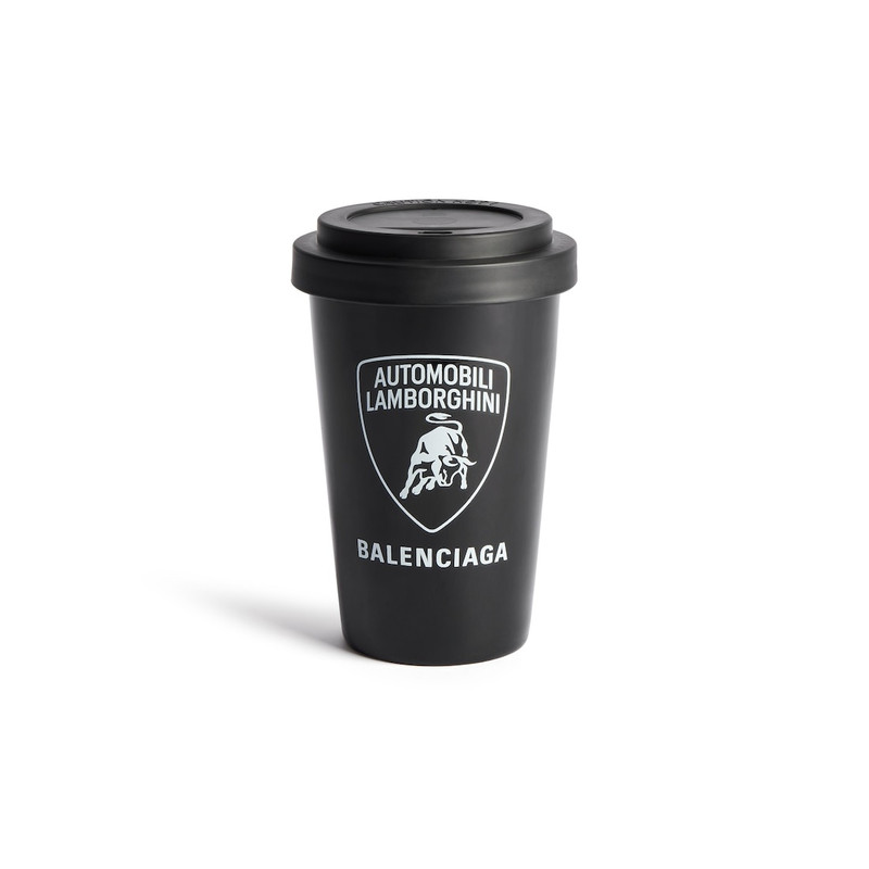 Balenciaga | Automobili Lamborghini Travel Mug in Black/white 1