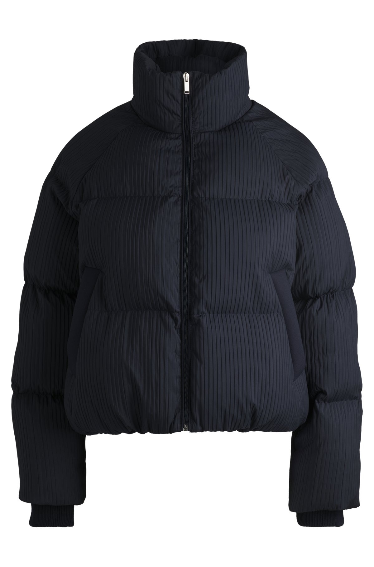 WATER-REPELLENT JACKET IN CORDUROY-EFFECT FABRIC - 1