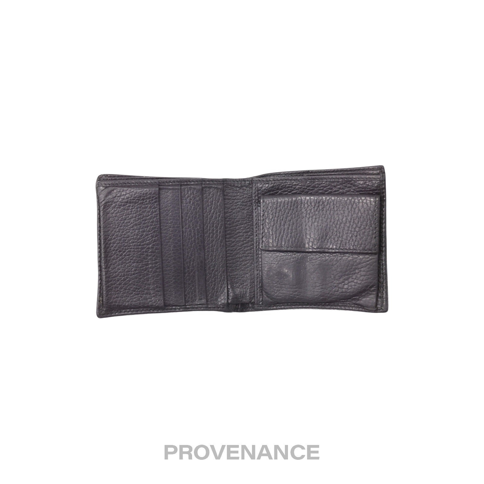 Gucci Web Bifold Wallet - GG Canvas Black Leather - 5