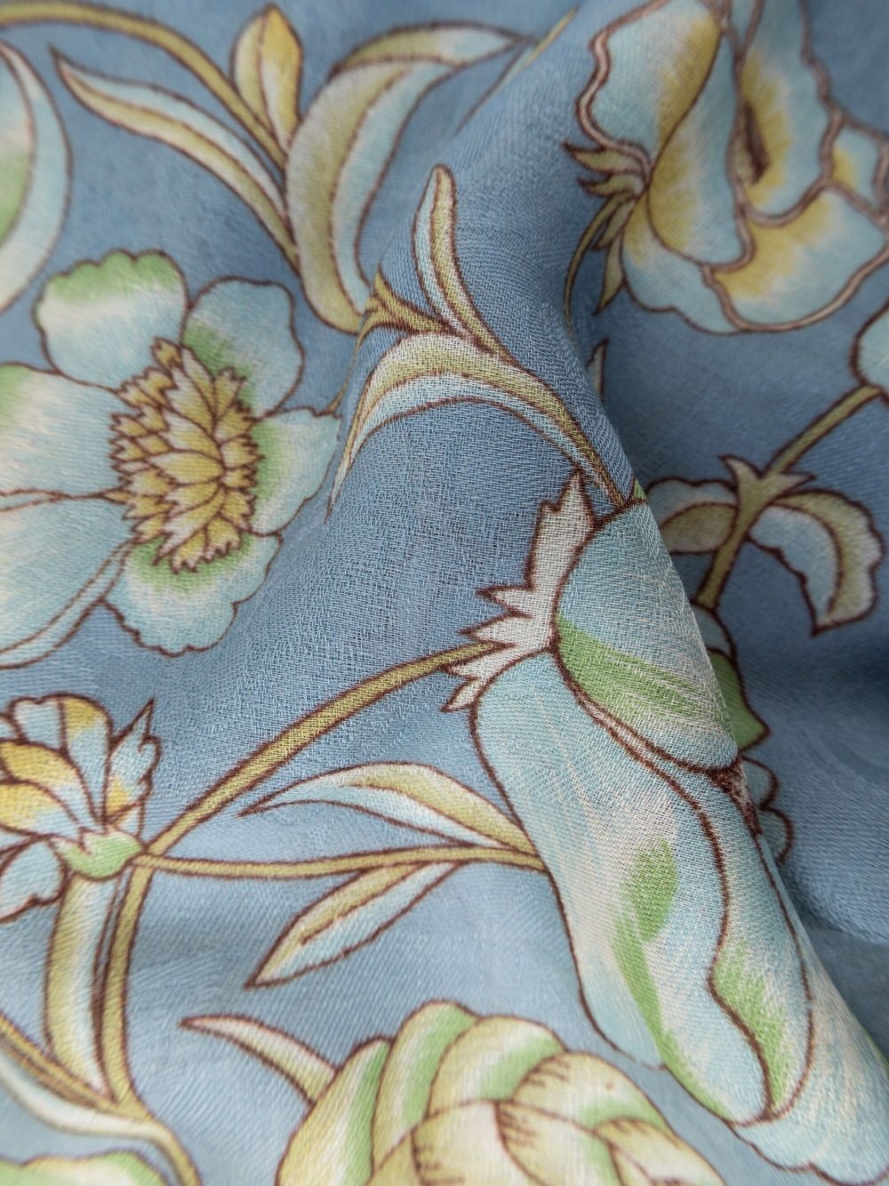 floral-print scarf - 2