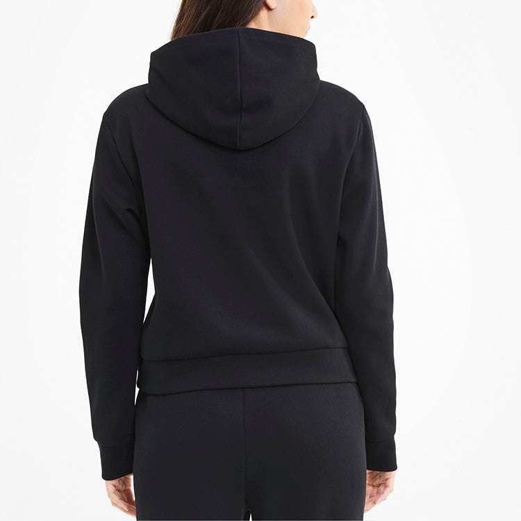 (WMNS) PUMA Nu-Tility Hoodie 'Black White' 585257-01 - 4
