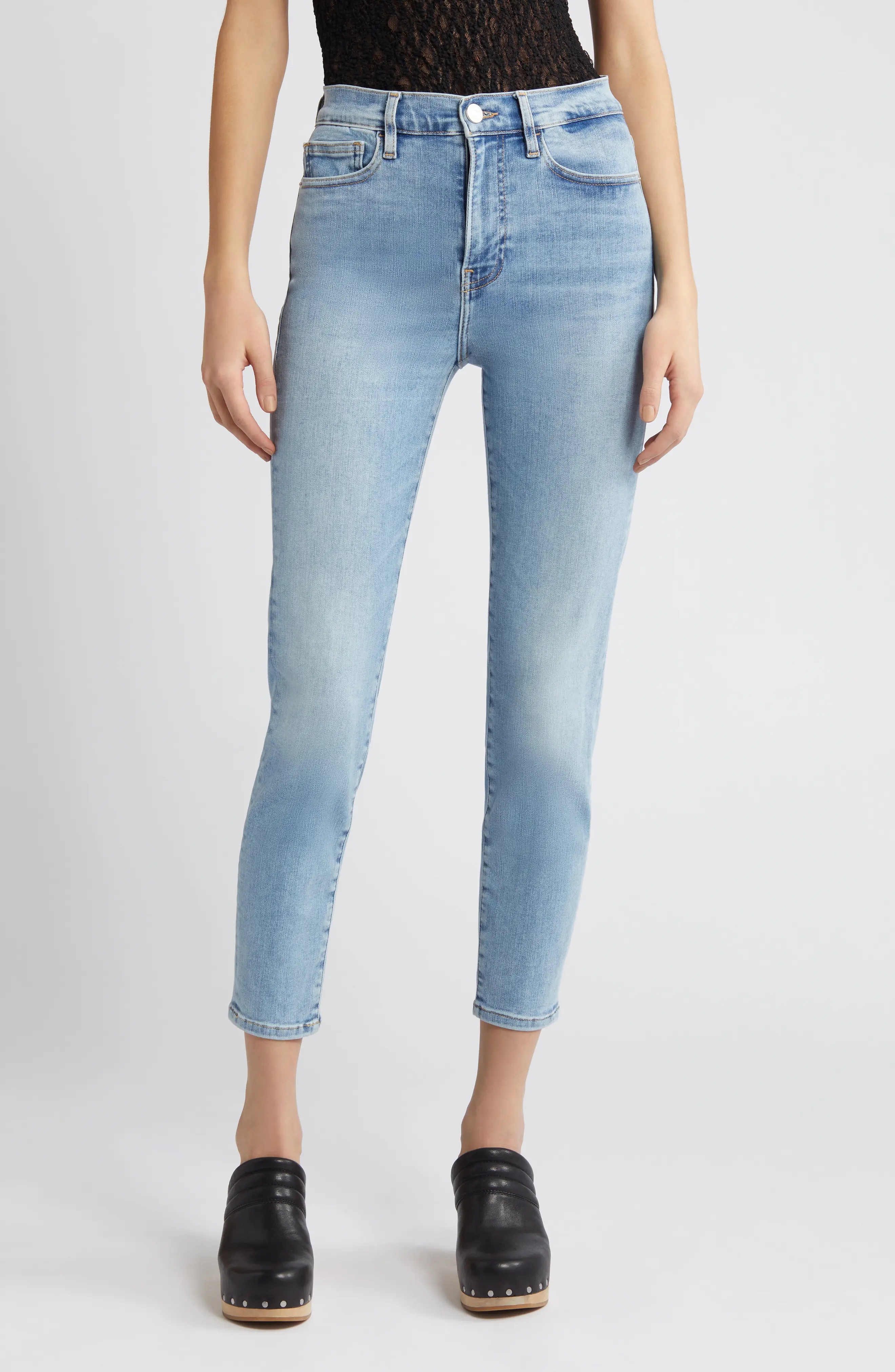 Le High Ankle Crop Skinny Jeans - 1