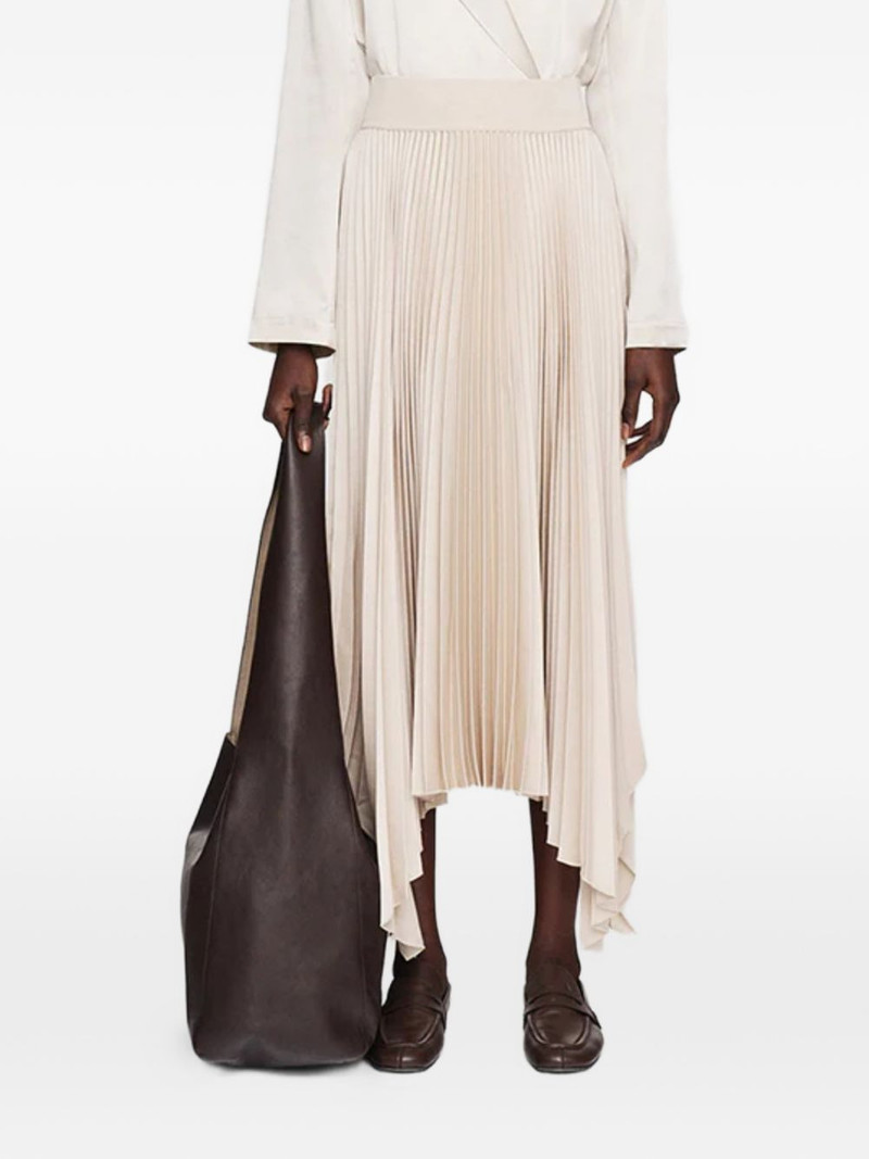 JOSEPH Ade pleated midi skirt outlook