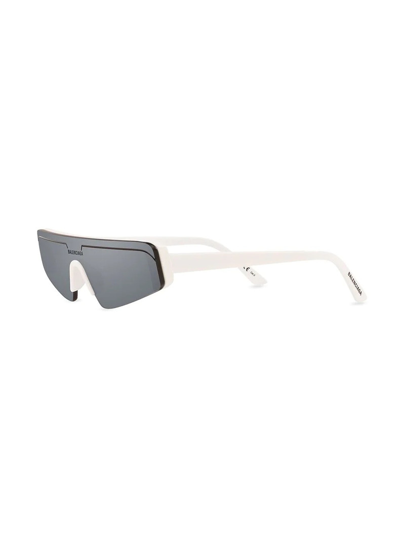 BALENCIAGA Ski rectangle-frame sunglasses outlook