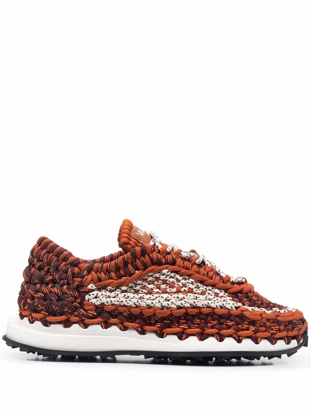 crochet low-top sneakers - 1