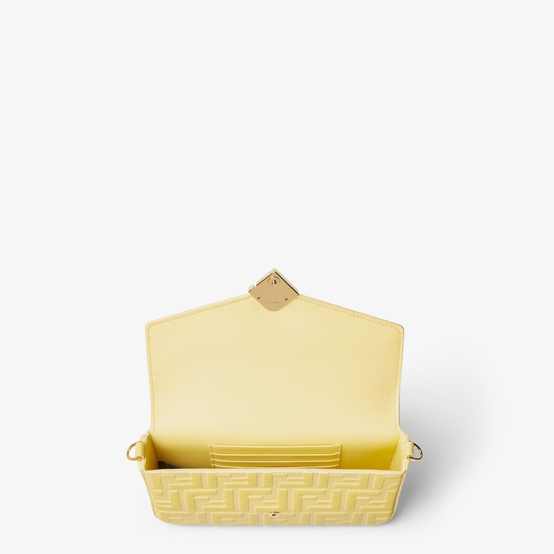 FF Diamonds Wallet On Chain Yellow FF leather wallet 4
