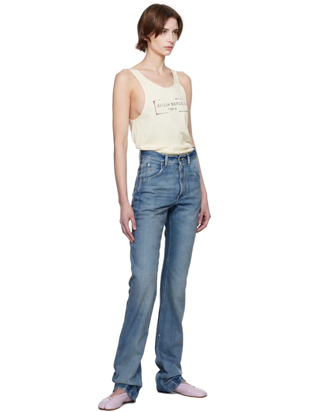 Blue 5 Pockets Jeans - 4