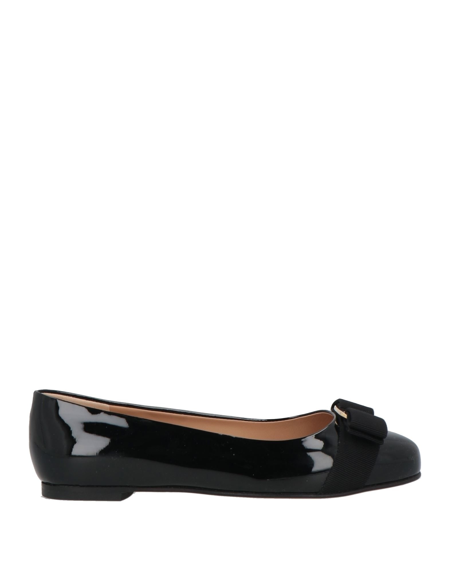 Black Women's Ballet Flats - 1