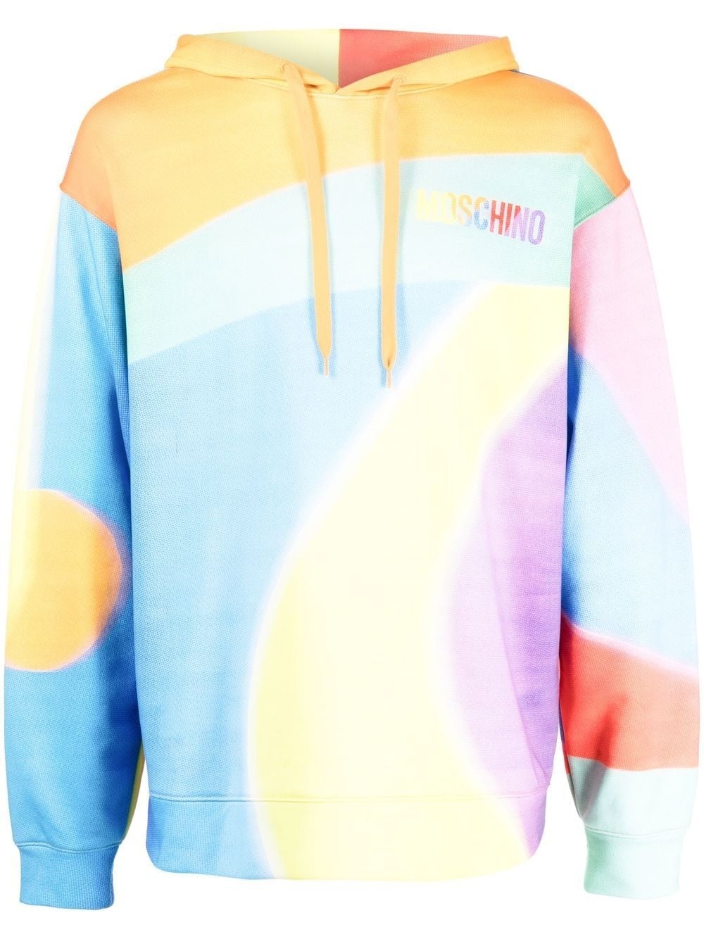 rainbow logo-print hoodie - 1