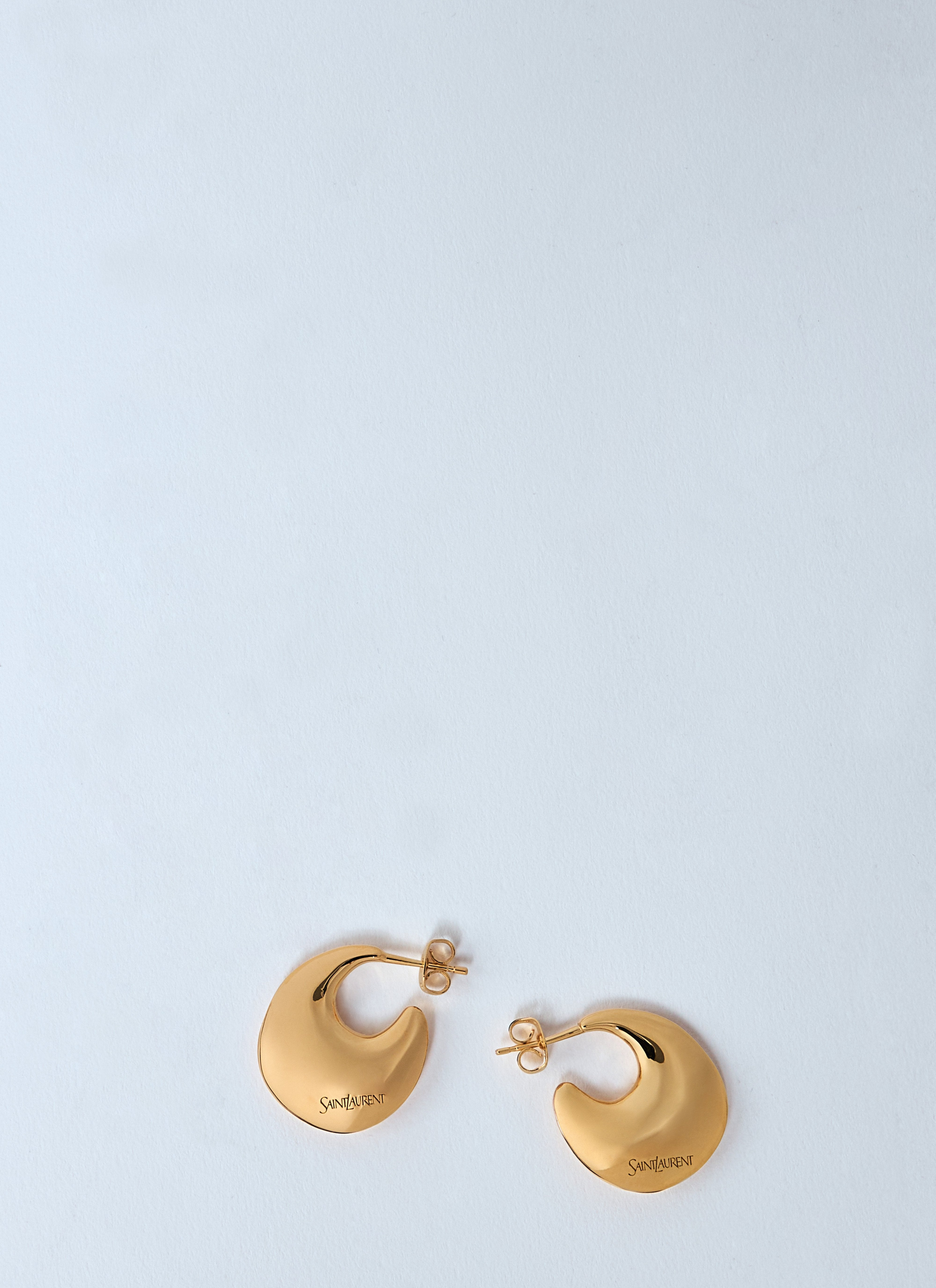 Saint Laurent Women Teardrop Hoop Earrings - 5