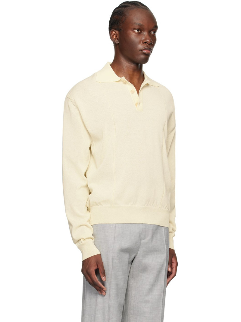 RECTO Beige Semi-Sheer Polo outlook