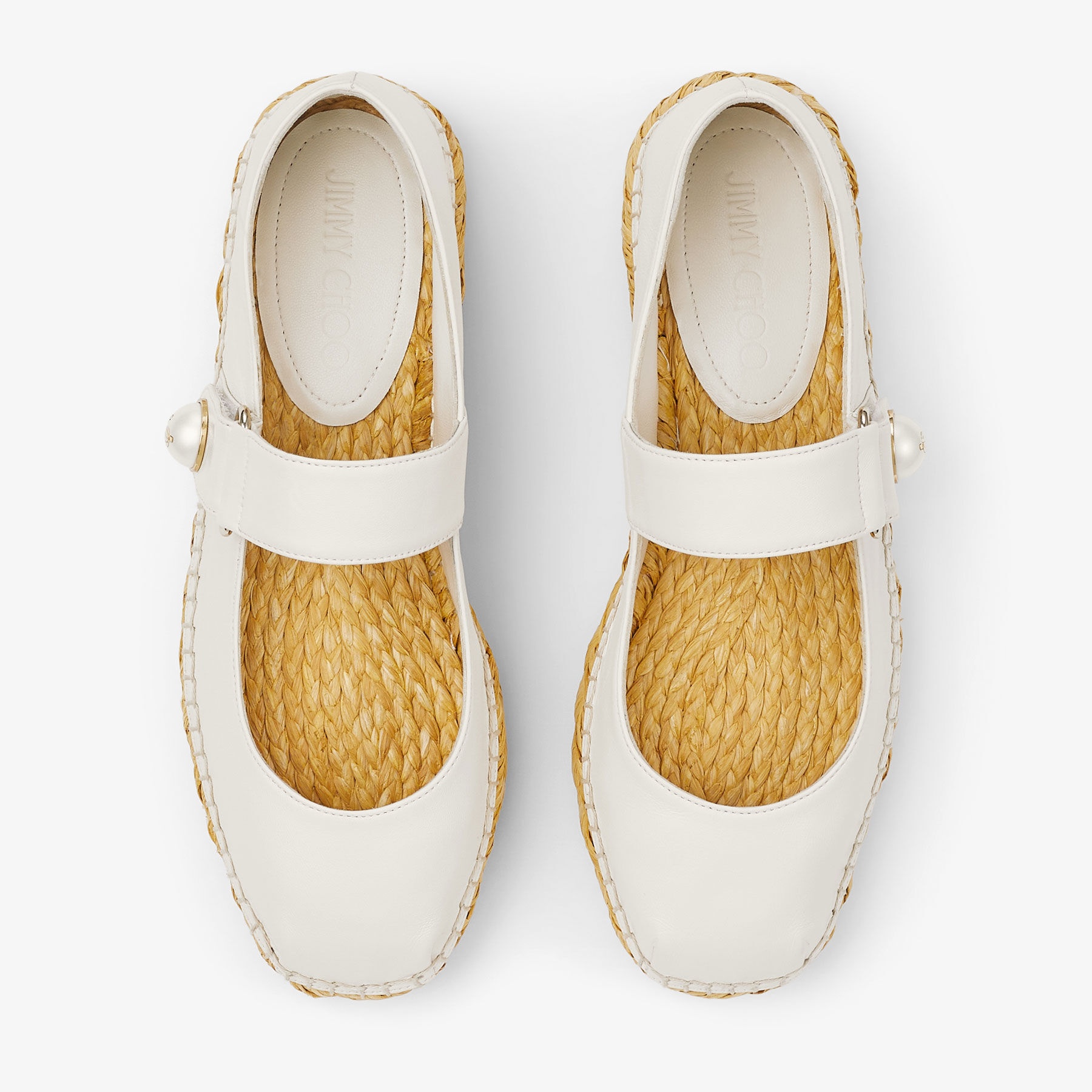 Fayence Espadrille
Latte Nappa Leather Espadrilles - 4
