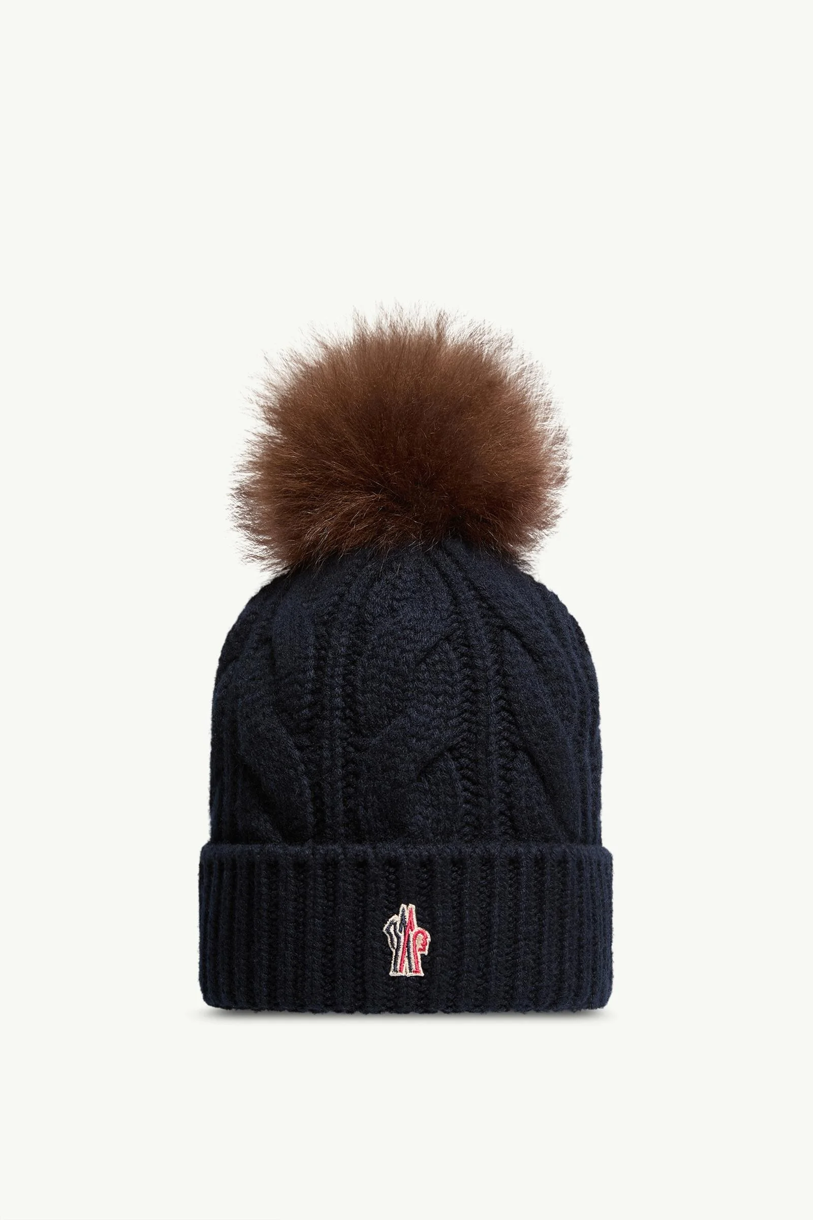 Wool & Cashmere Beanie with Pom Pom - 1