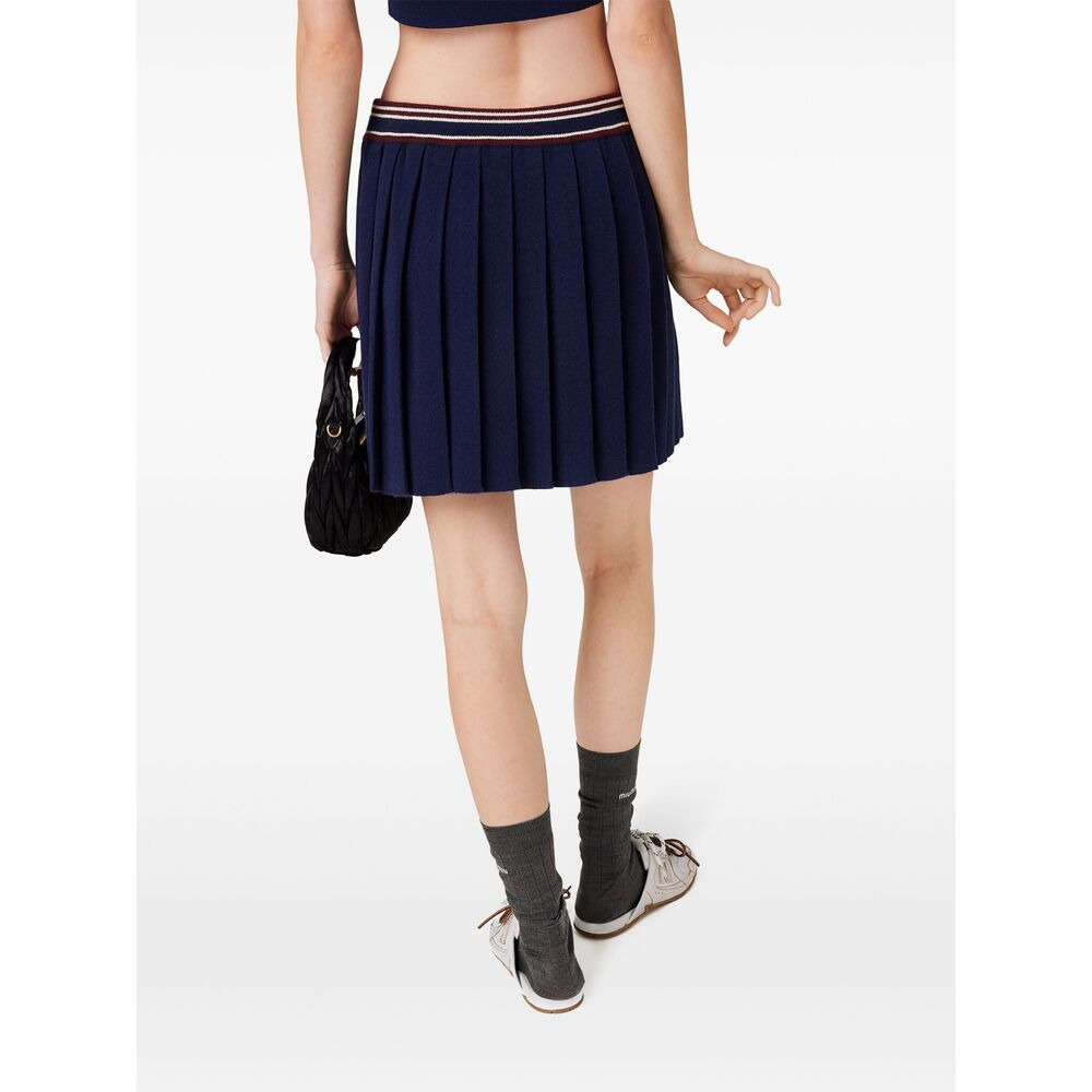 Miu Miu Blue Skirts - Pleated Skirts Women - 2