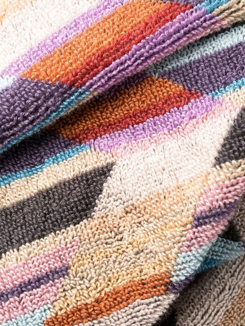 Missoni all-over graphic-print bathrobe outlook