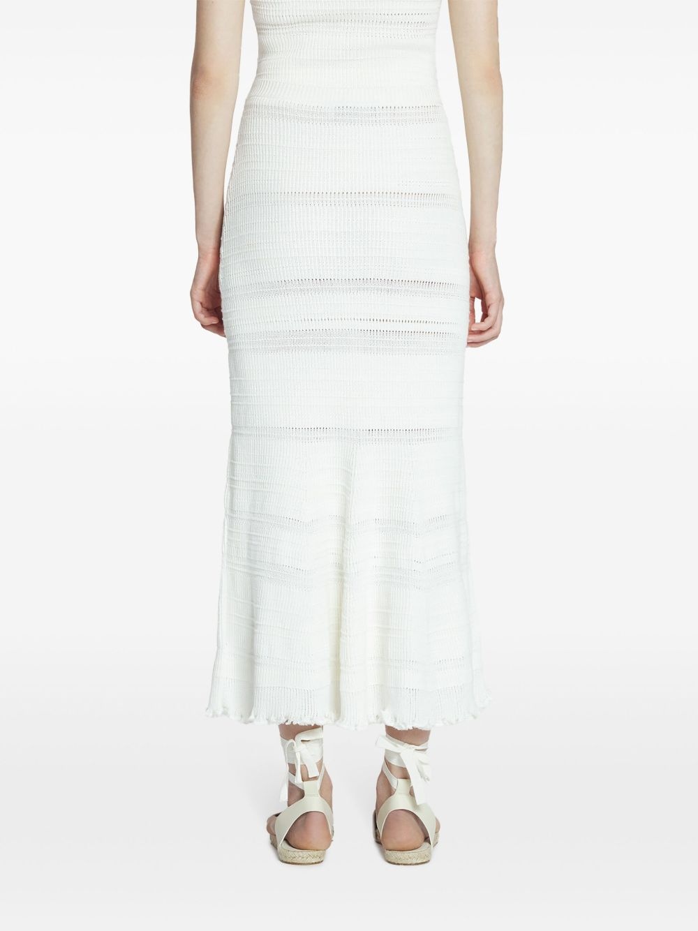 cotton maxi skirt - 4