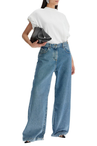 THE ATTICO LAYERED BAGGY JEANS outlook