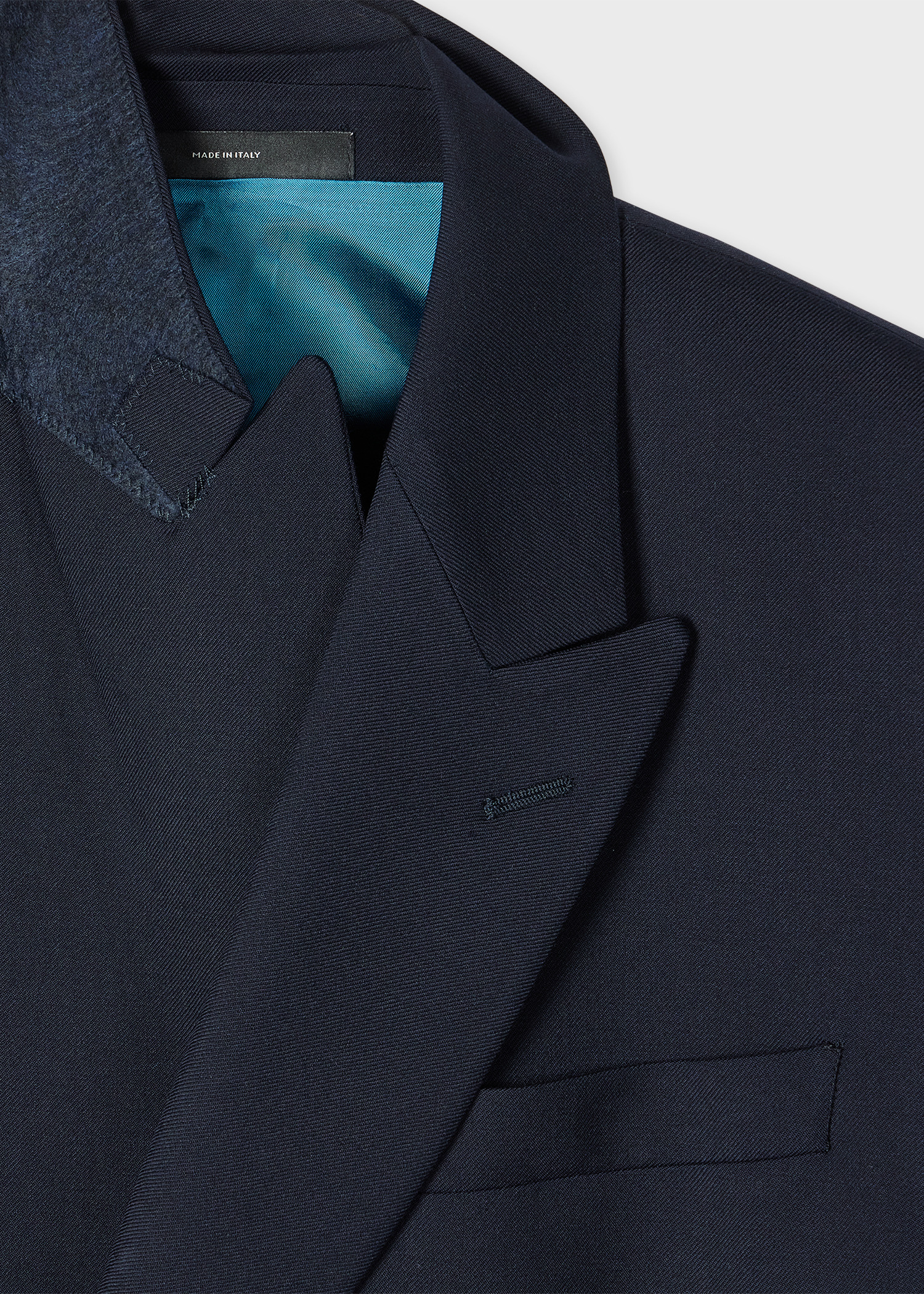 Tailored-Fit Navy 'Suit To Travel In' Double-Breasted Blazer - 2