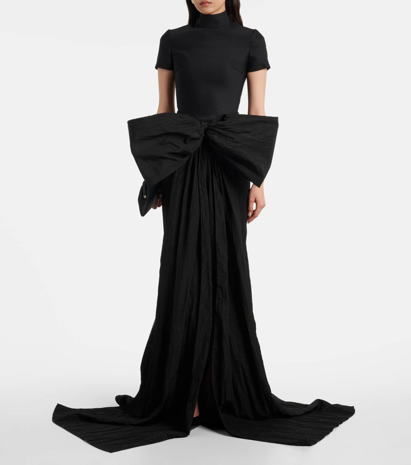 David Koma Bow-detail gown outlook