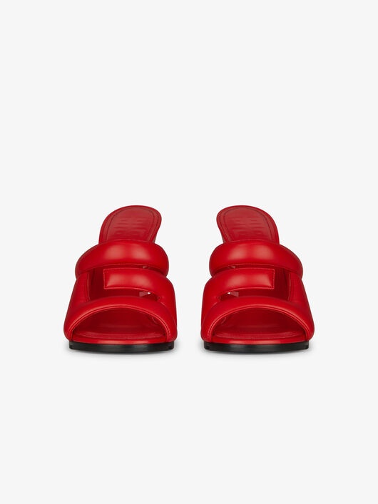 G WEDGE SANDALS IN LEATHER - 2