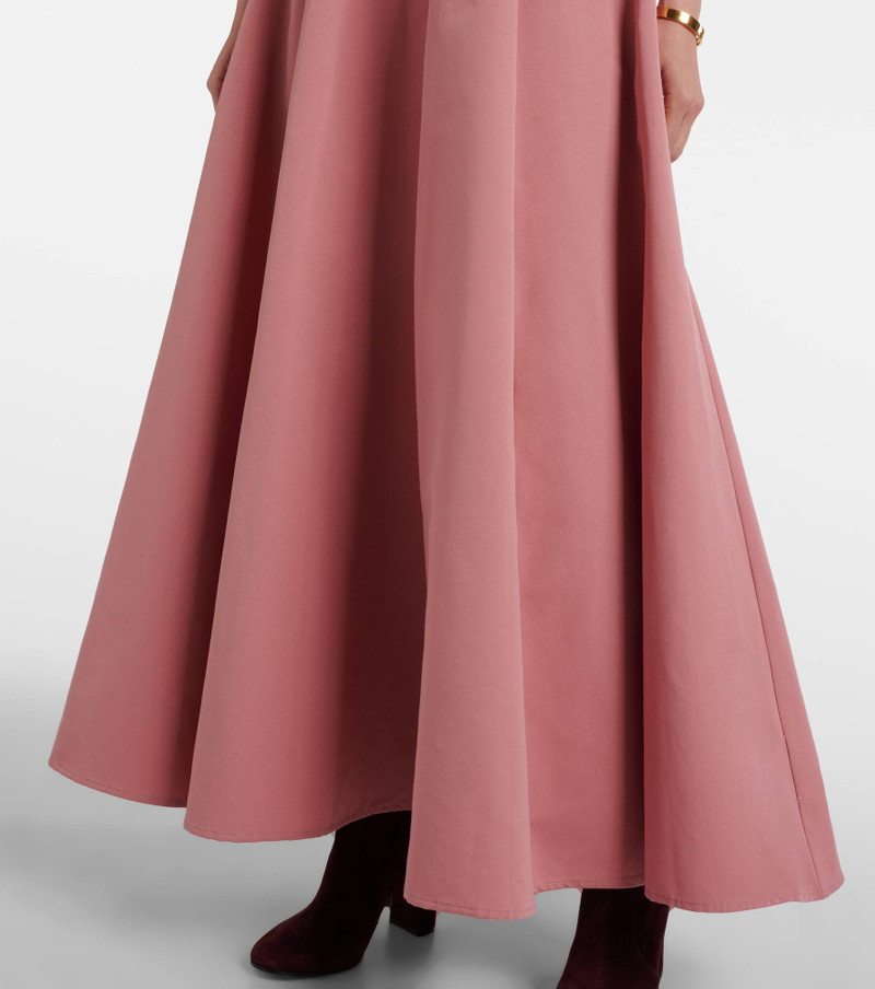 Stella halterneck cotton-blend gown 5