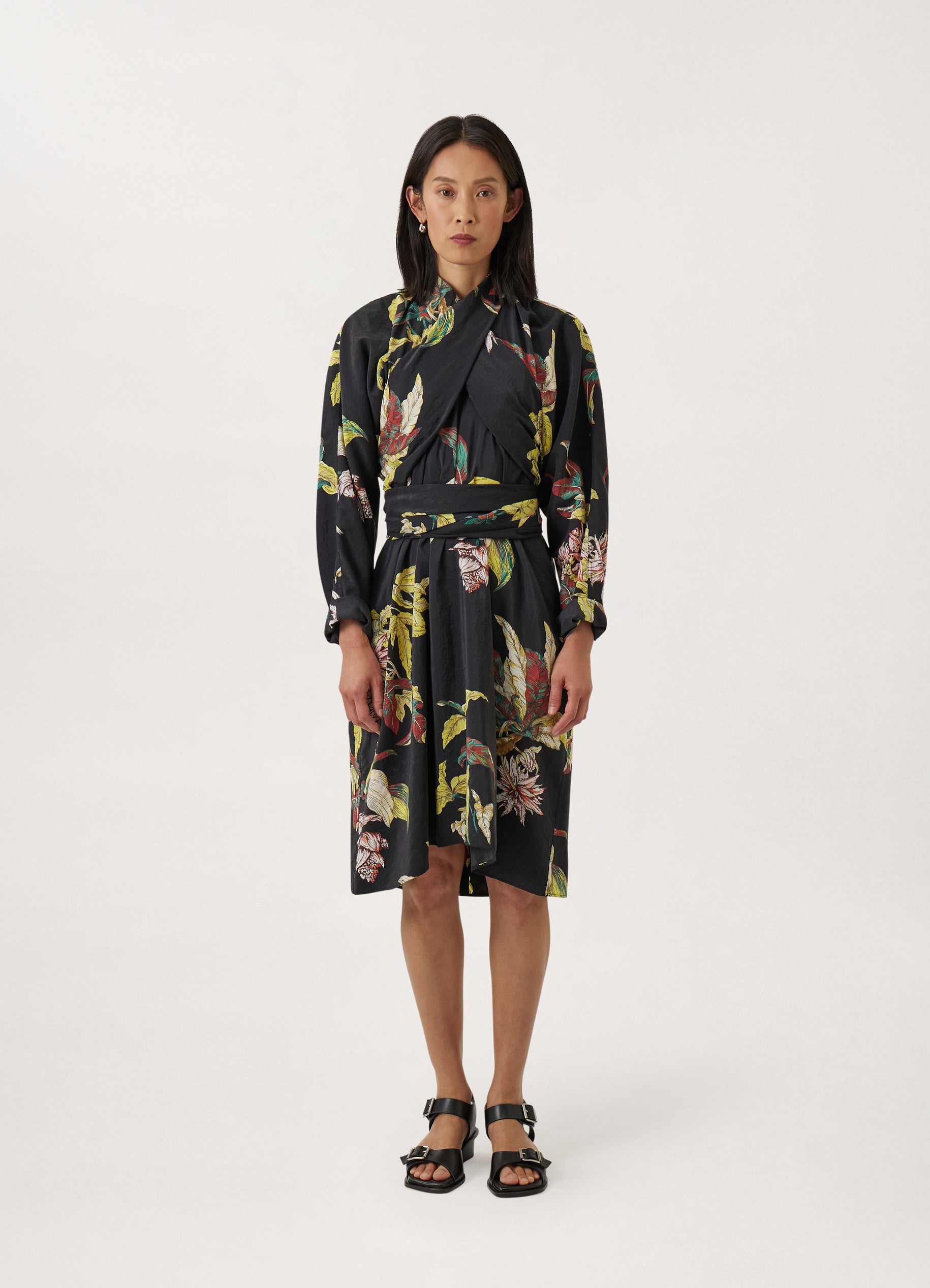 KNOTTED DRESS
TROPICAL DRY SILK - 2
