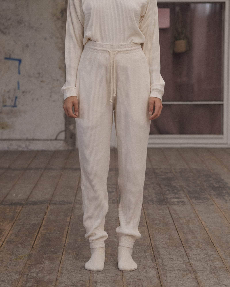 Sweatpants - Organic Cotton Rib 1