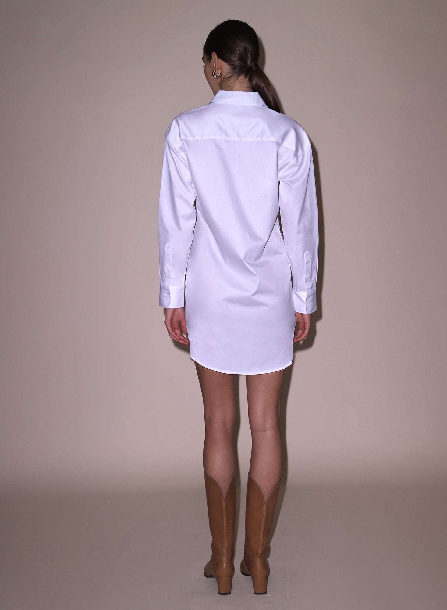 Poplin Shirt Dress - 7