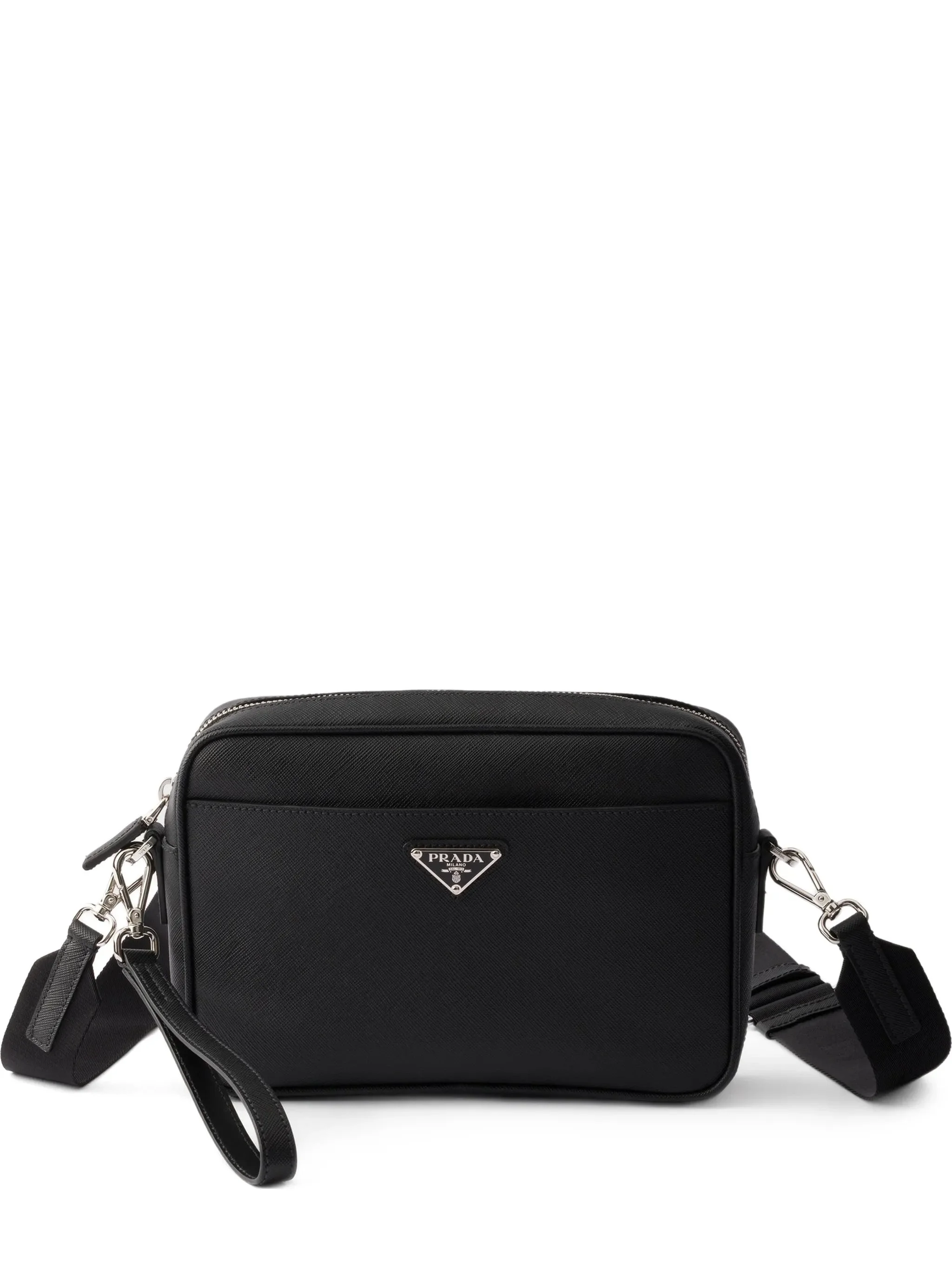 Prada Saffiano Leather Messenger Bag - 1