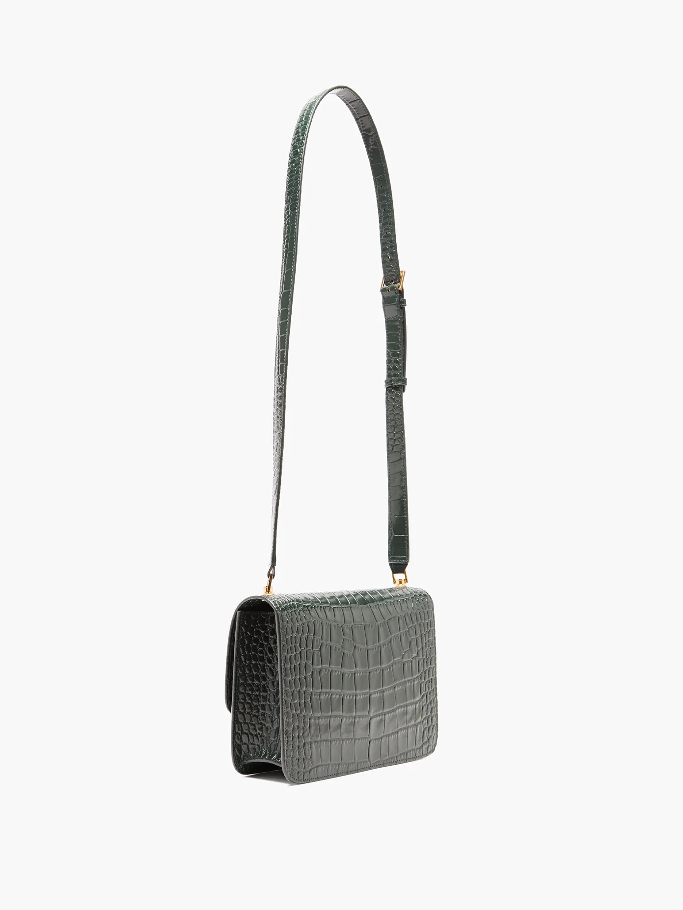 Carre leather cross-body bag - 4