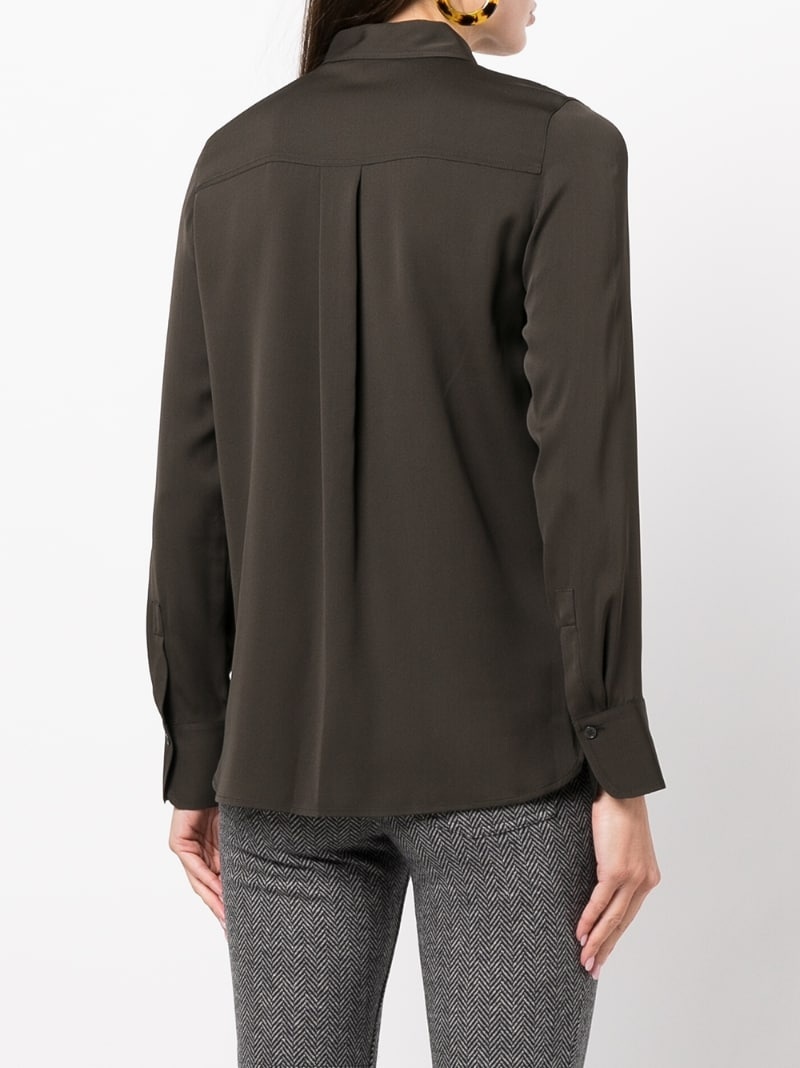 slim-fit blouse - 4