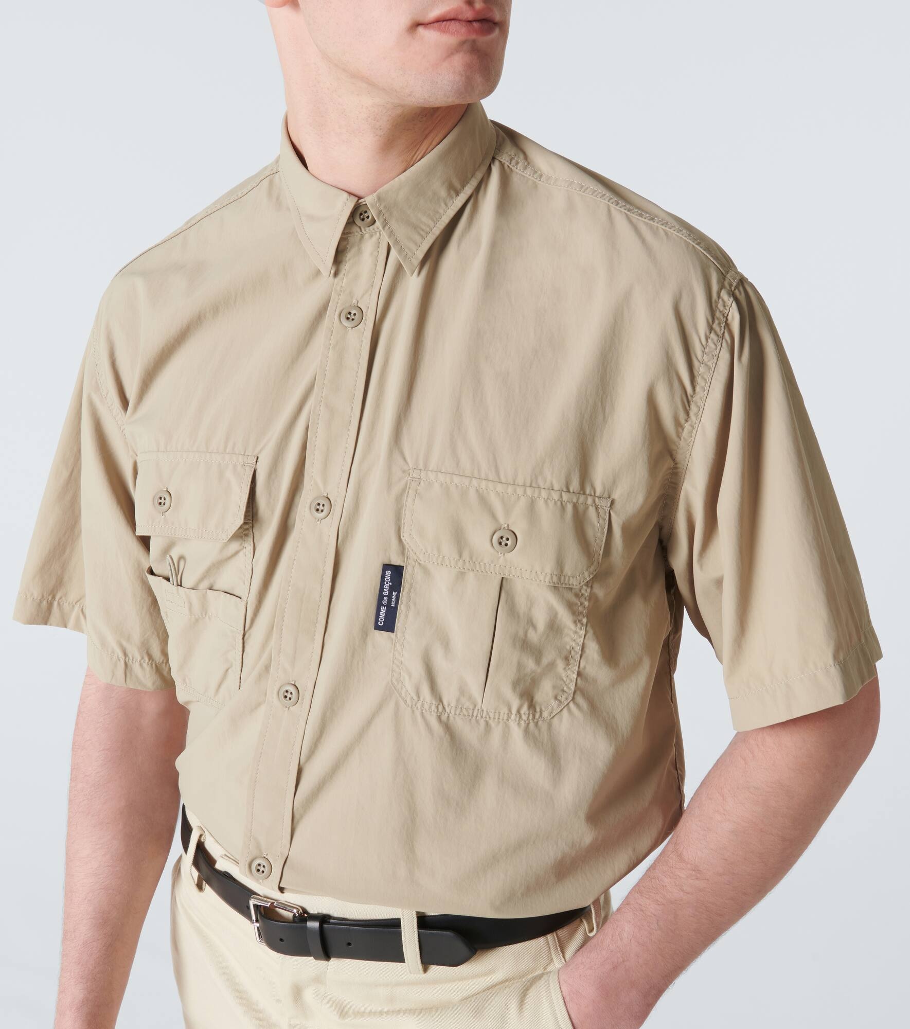 Typewriter technical bowling shirt - 5