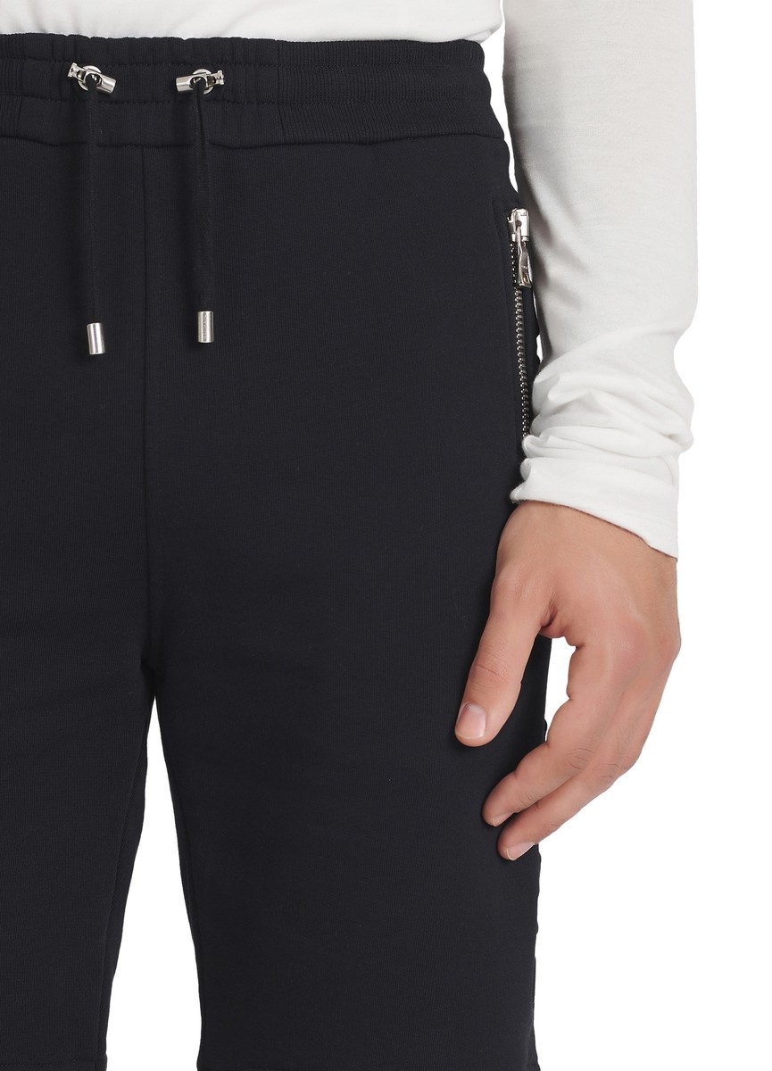 Cotton shorts with embossed Balmain logo - 4