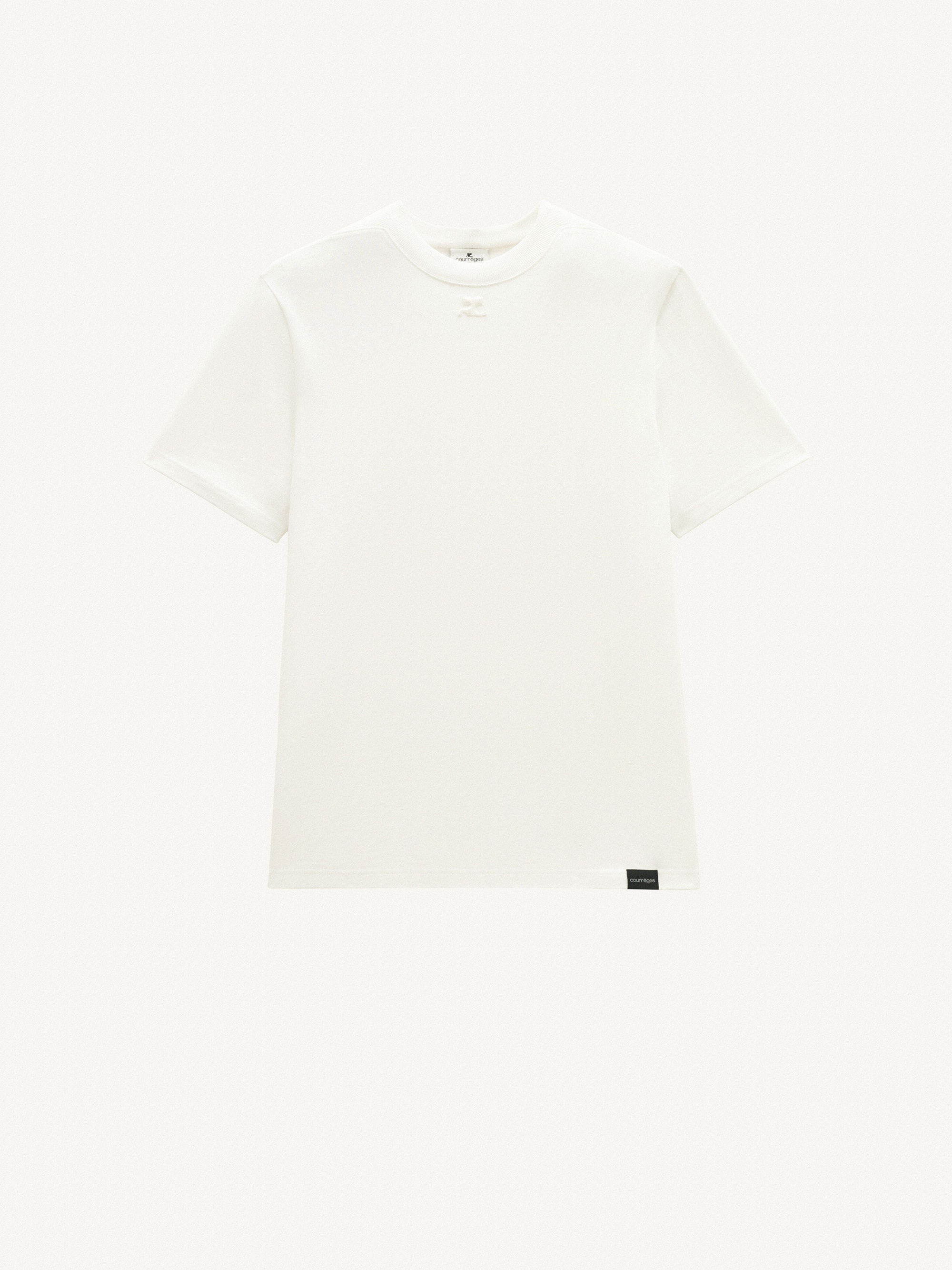 ROUND COLLAR TEE SHIRT - 1