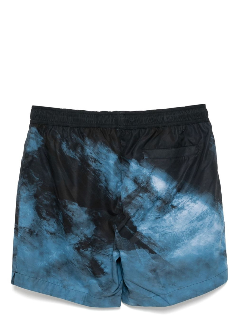 BOSS graphic print swim shorts outlook