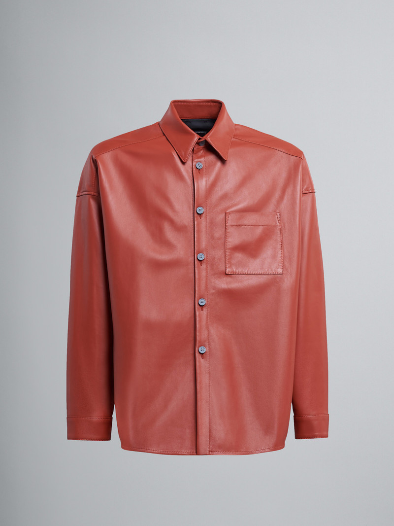 SOFT LAMB LEATHER SHIRT 1