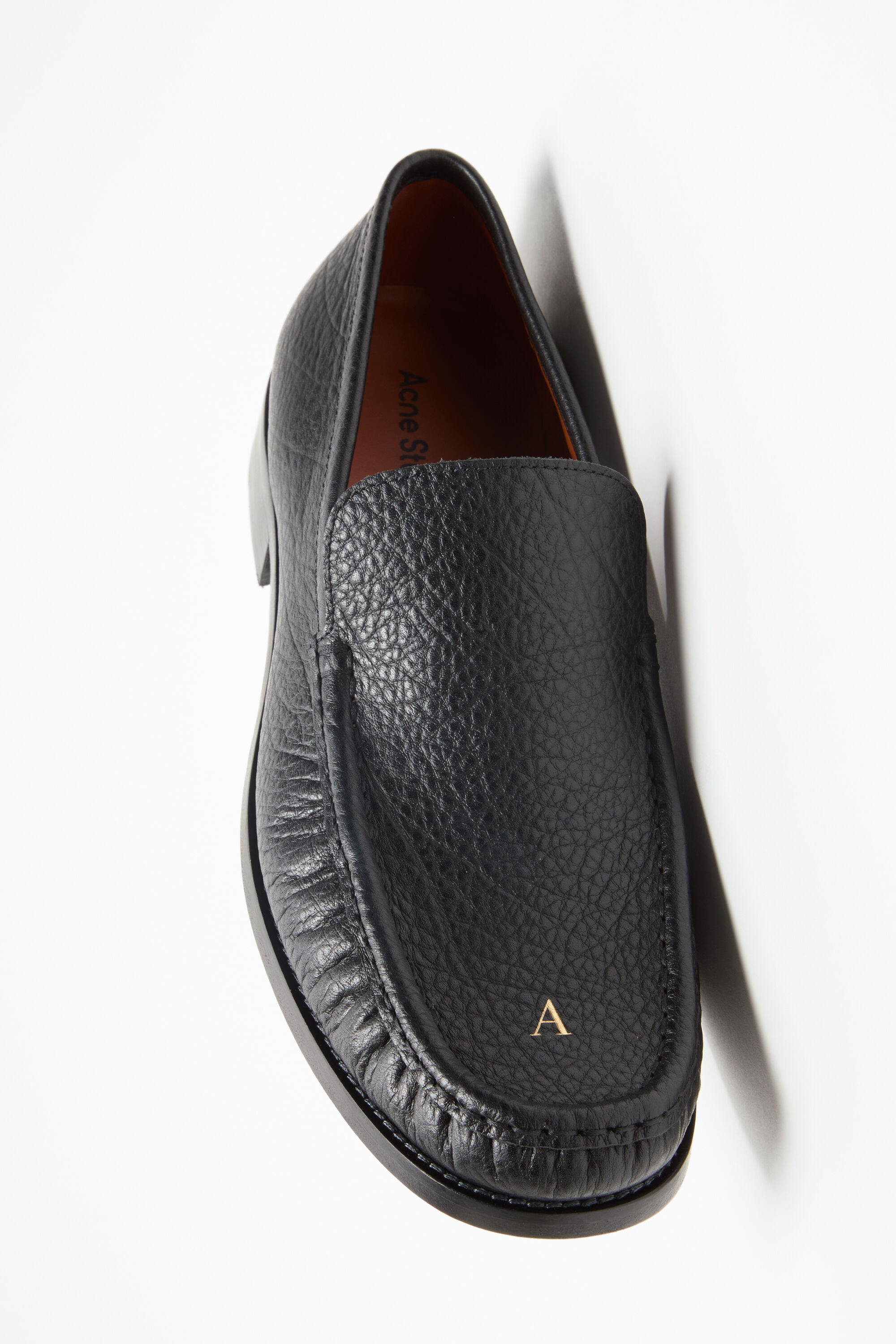 Leather loafers - Black - 3