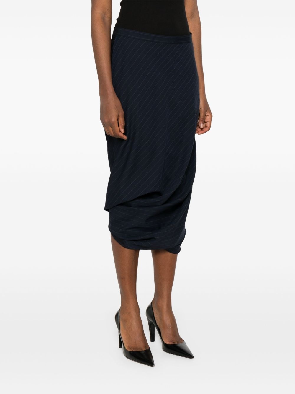 striped midi skirt - 3