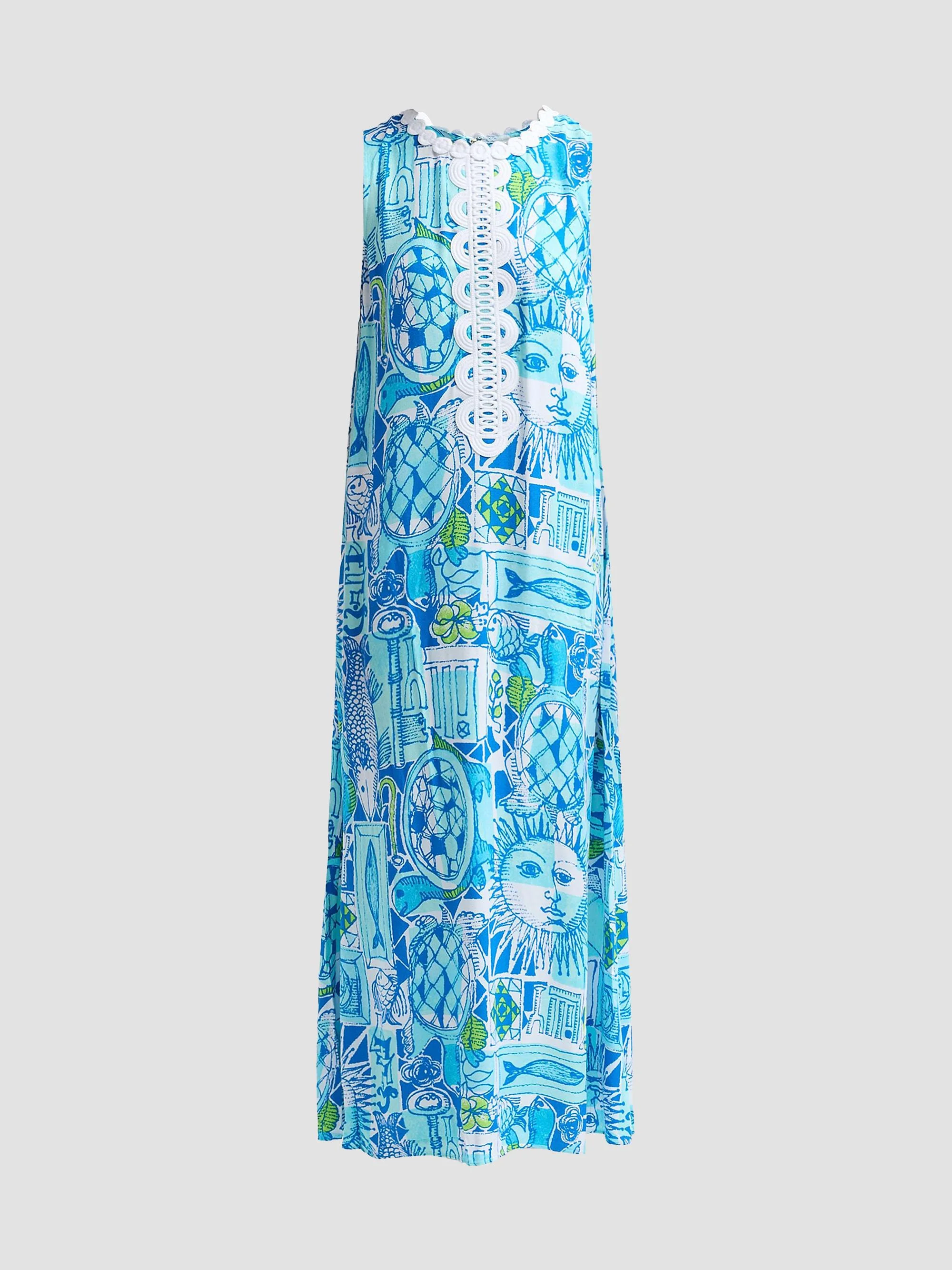 Women's Iris Harlillyquin Maxi Dress - Mint Condition Oversized - 1