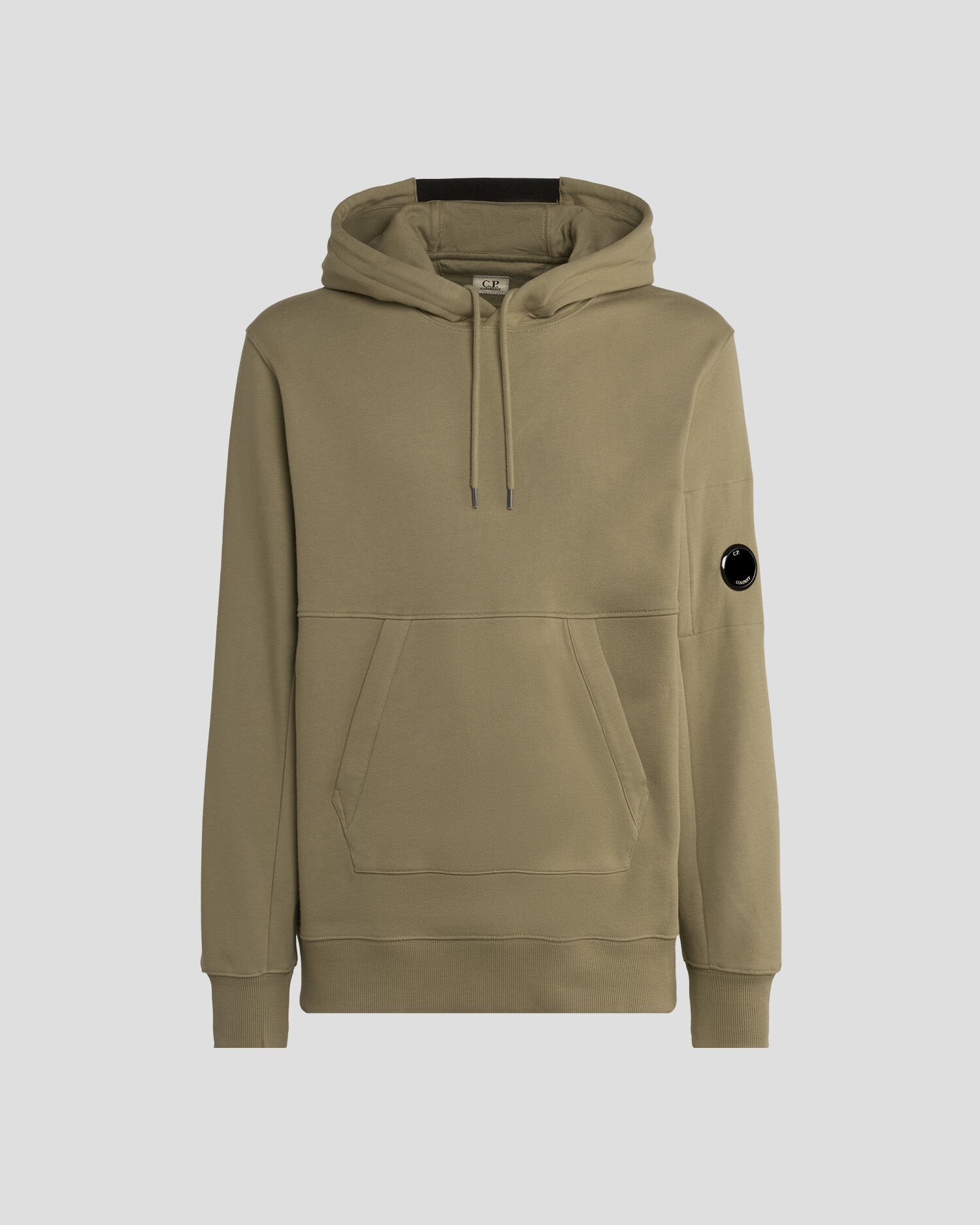 Diagonal Raised Fleece Hoodie - 1