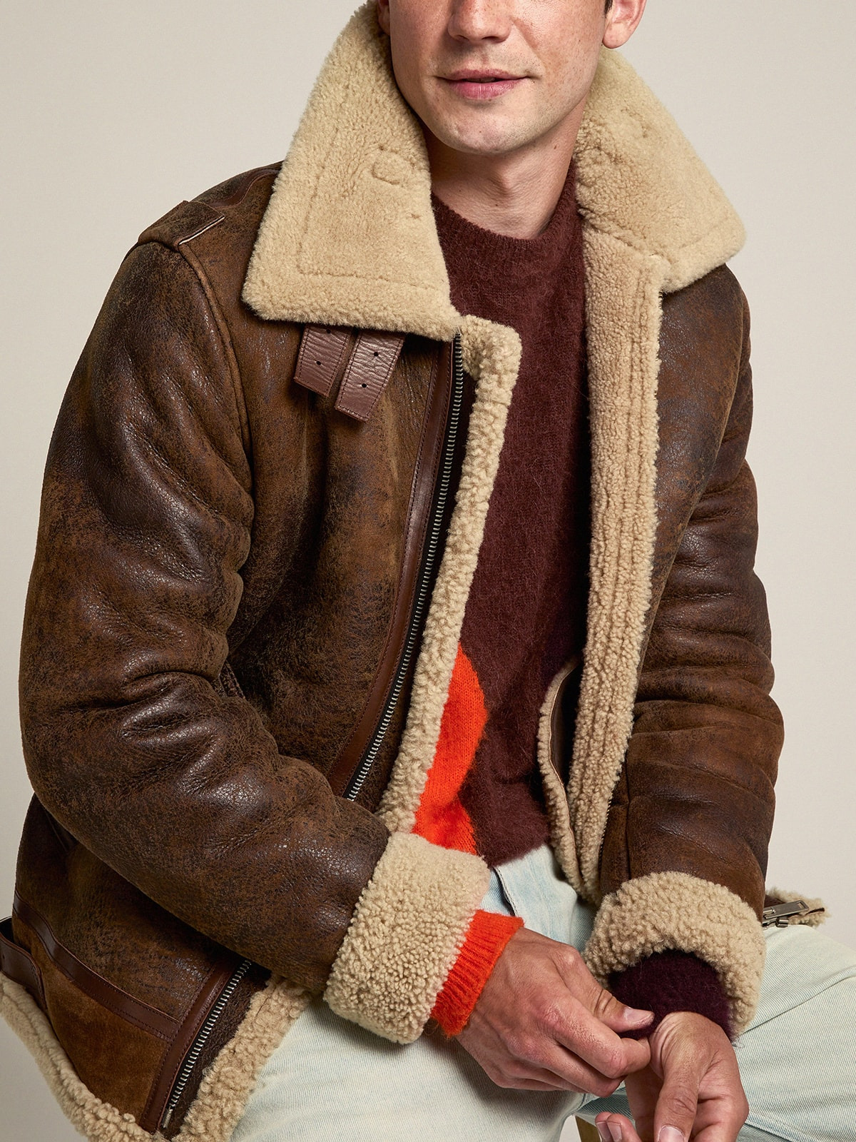 Journey Collection Arvel shearling jacket - 4
