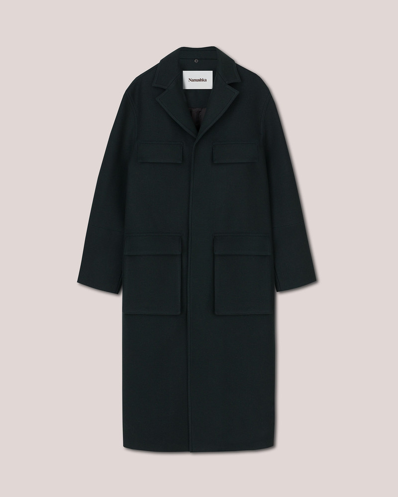 CORVIN - Patch pocket coat - Pine green 1