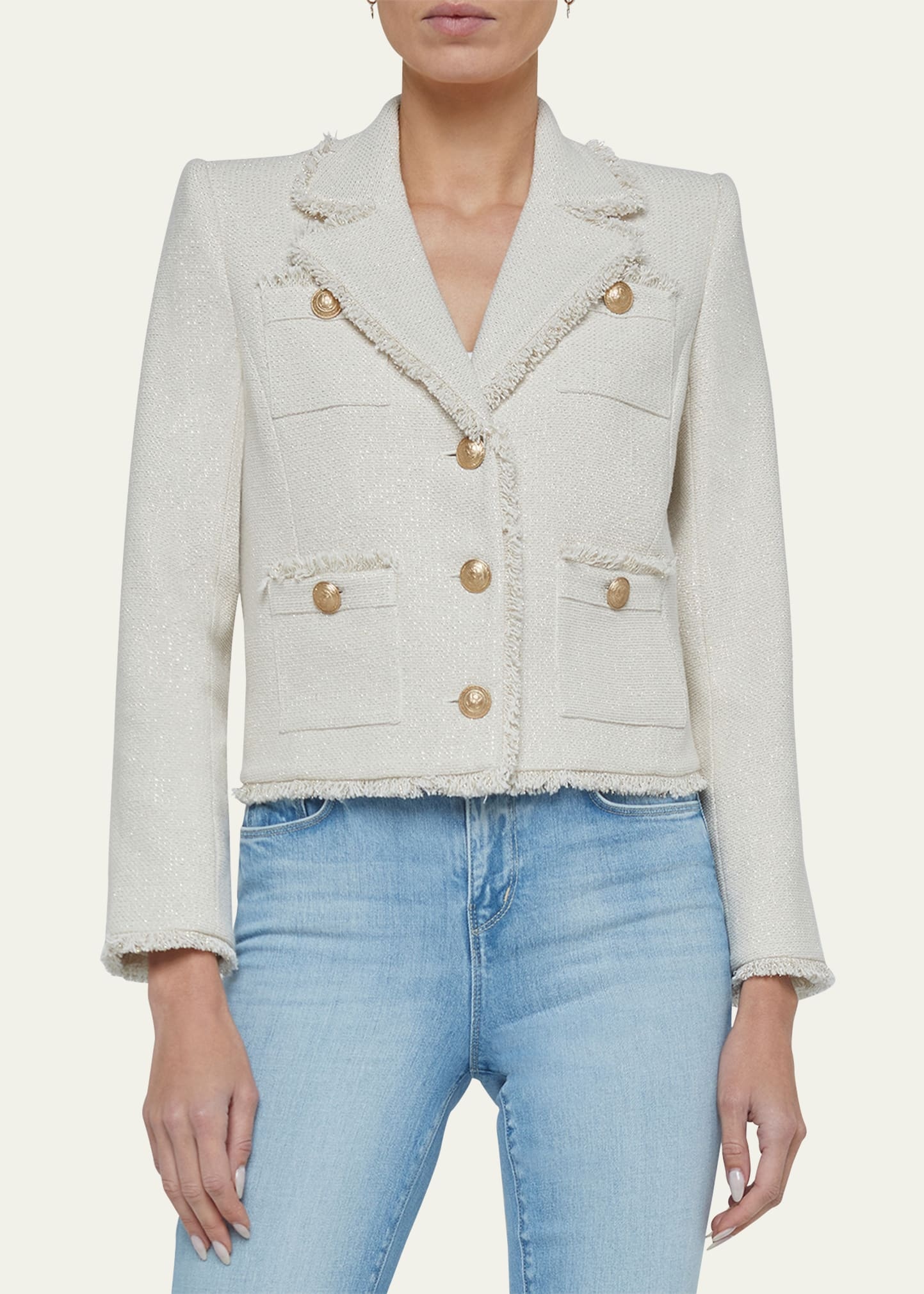 Sylvia Metallic Tweed Jacket - 4