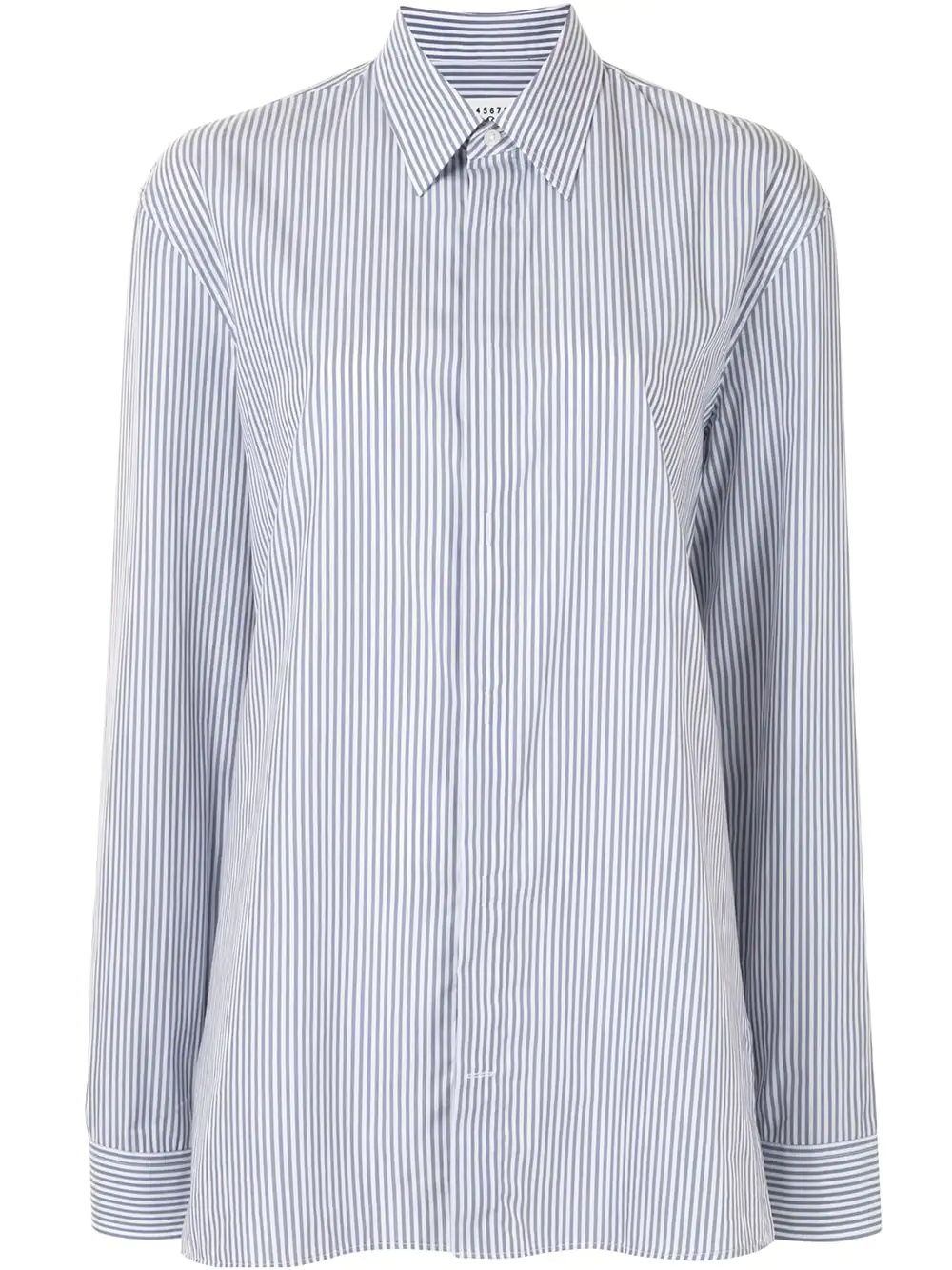 4-stitch vertical stripe shirt - 1