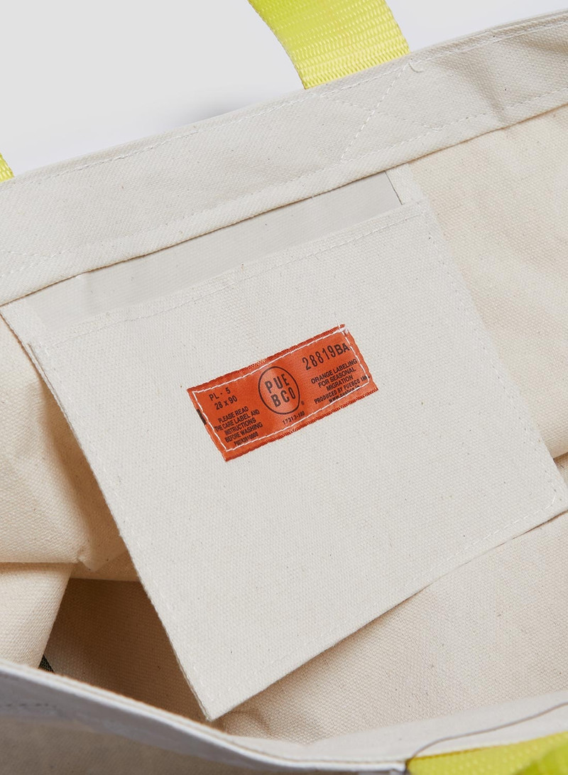 Nigel Cabourn Puebco Recycled Vintage Sling Belt Handle Tote Large outlook