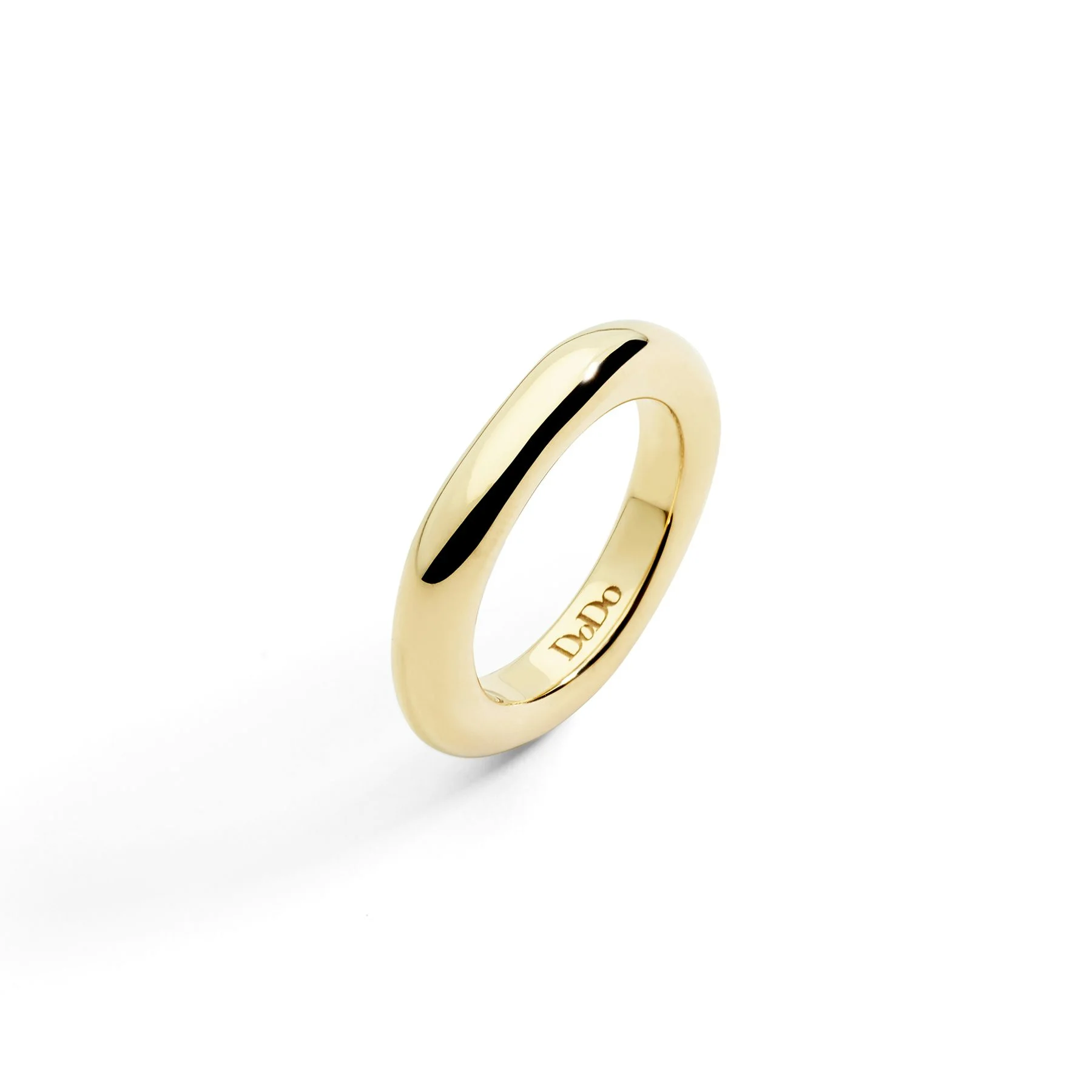 YELLOW GOLD PEPITA RING - 1