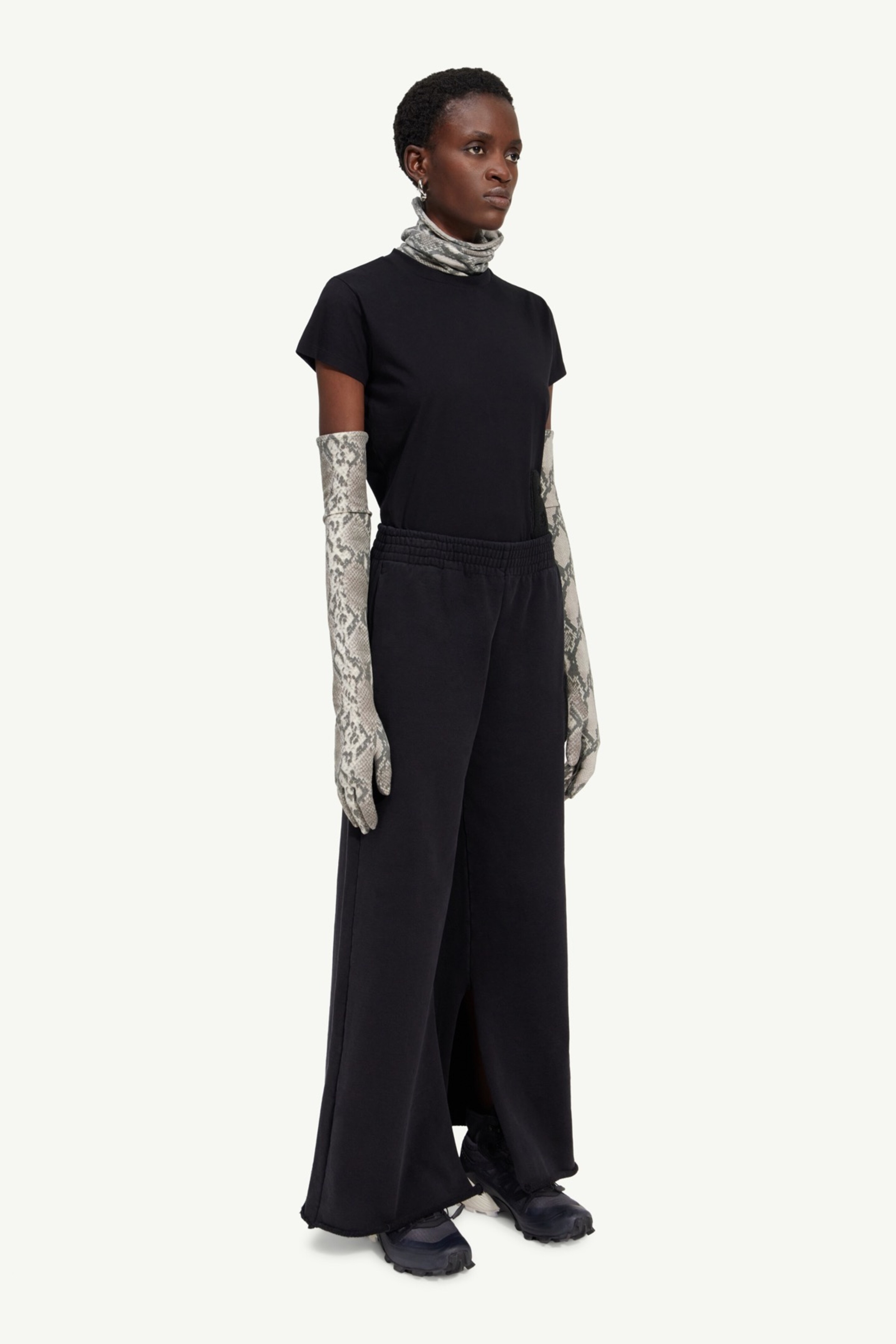 Logo flared trousers - 3