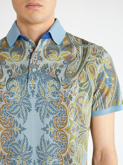 Etro POLO SHIRT WITH PLACED PAISLEY FIGURE outlook