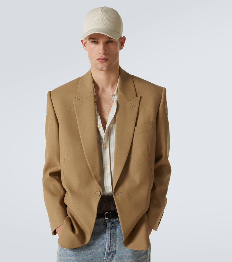 SAINT LAURENT Cotton corduroy baseball cap outlook