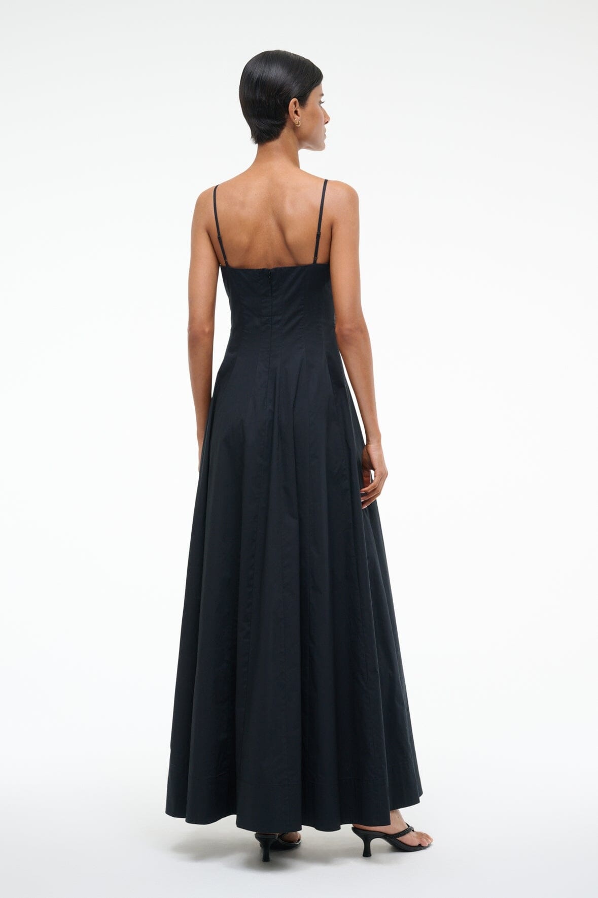 STAUD WYLIE MAXI DRESS BLACK - 3